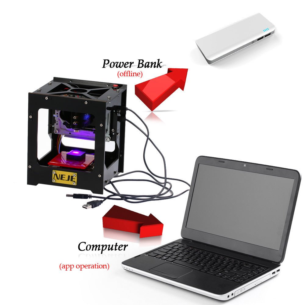 1000mW cnc router cnc | laser cutter | High Speed with Protective Glasses - Cooldelo™