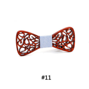 Wooden bow tie