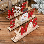 Christmas wooden ornament