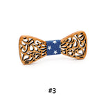 Wooden bow tie