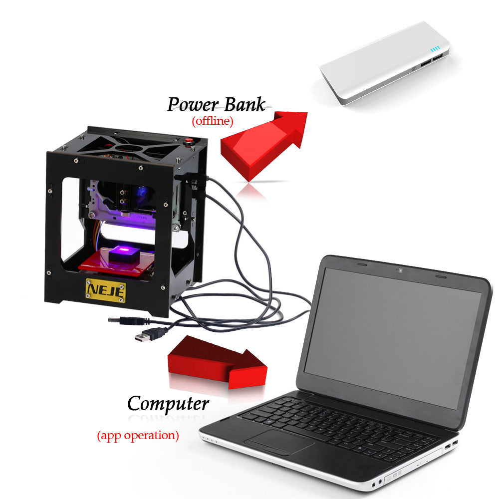 1000mW cnc router cnc | laser cutter | High Speed with Protective Glasses