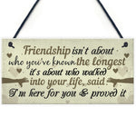 Friendship wooden pendant