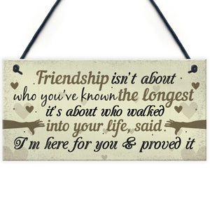 Friendship wooden pendant