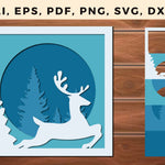 Christmas Multi Layer SVG DXF – EPS – PNG – PDF  Bundle