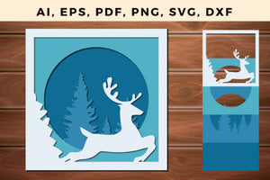 Christmas Multi Layer SVG DXF – EPS – PNG – PDF  Bundle