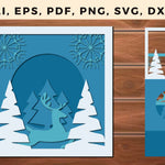 Christmas Multi Layer SVG DXF – EPS – PNG – PDF  Bundle