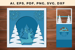 Christmas Multi Layer SVG DXF – EPS – PNG – PDF  Bundle