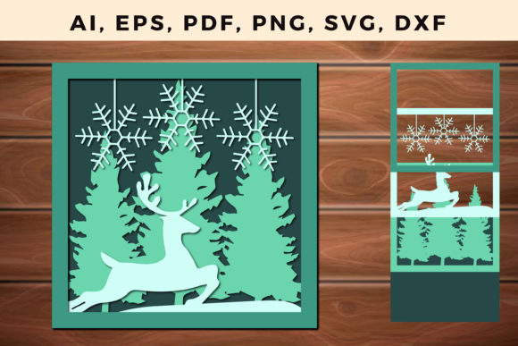 Christmas Multi Layer SVG DXF – EPS – PNG – PDF  Bundle