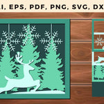 Christmas Multi Layer SVG DXF – EPS – PNG – PDF  Bundle