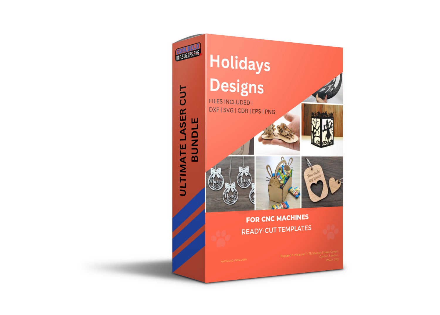 Holidays Designs - DXF, SVG, CDR, EPS, PNG, and JPG Files