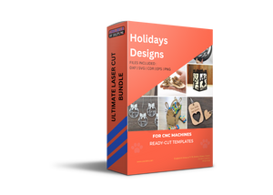 Holidays Designs - DXF, SVG, CDR, EPS, PNG, and JPG Files