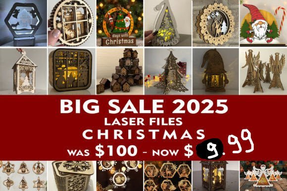 Christmas Mega Bundle 2025 - Laser Cut - Cooldelo™