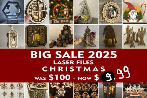 Christmas Mega Bundle 2025 - Laser Cut - Cooldelo™
