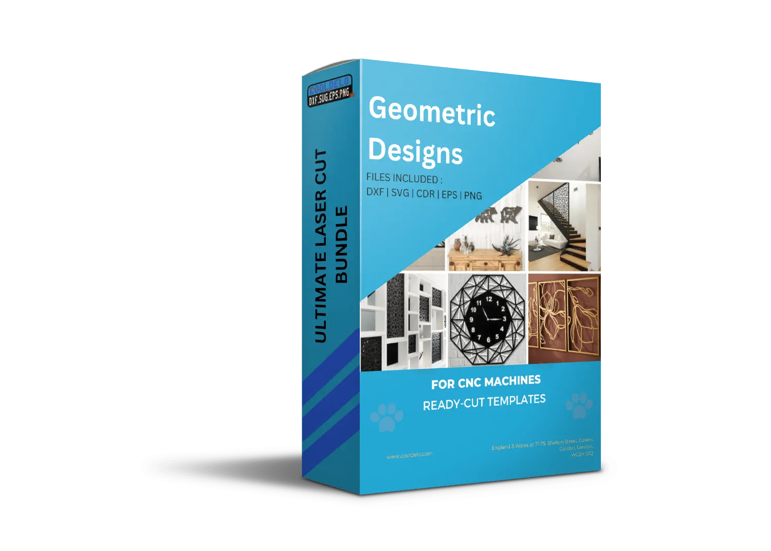 Geometric Desings - DXF, SVG, CDR, EPS, PNG, and JPG Files - Cooldelo™