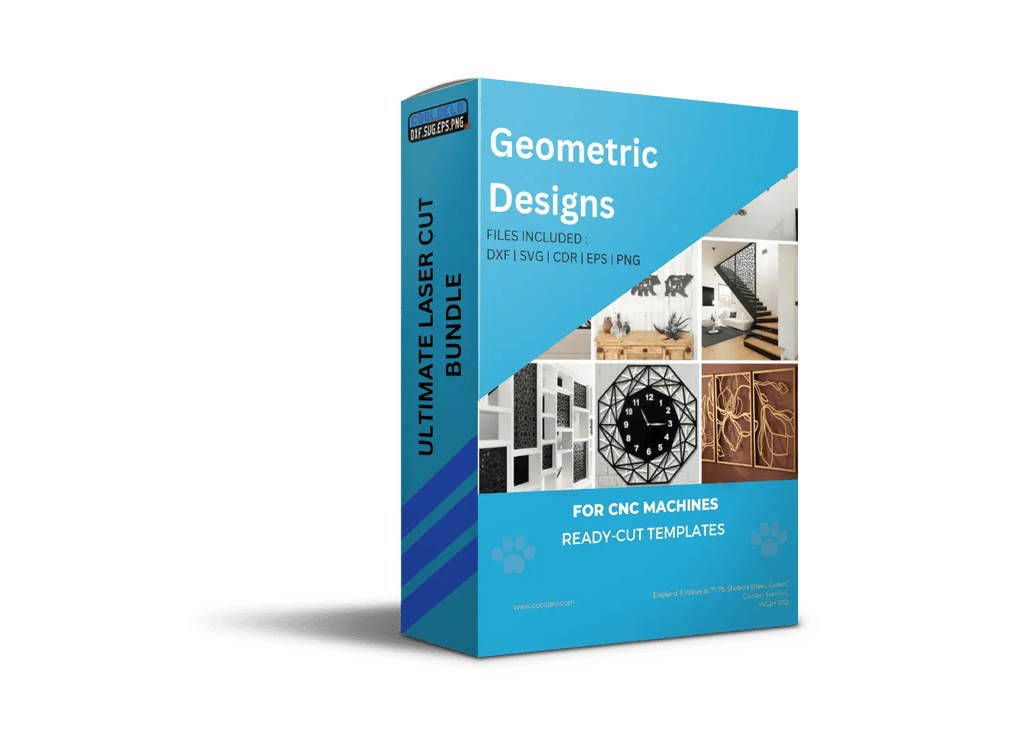 Geometric Desings - DXF, SVG, CDR, EPS, PNG, and JPG Files - Cooldelo™