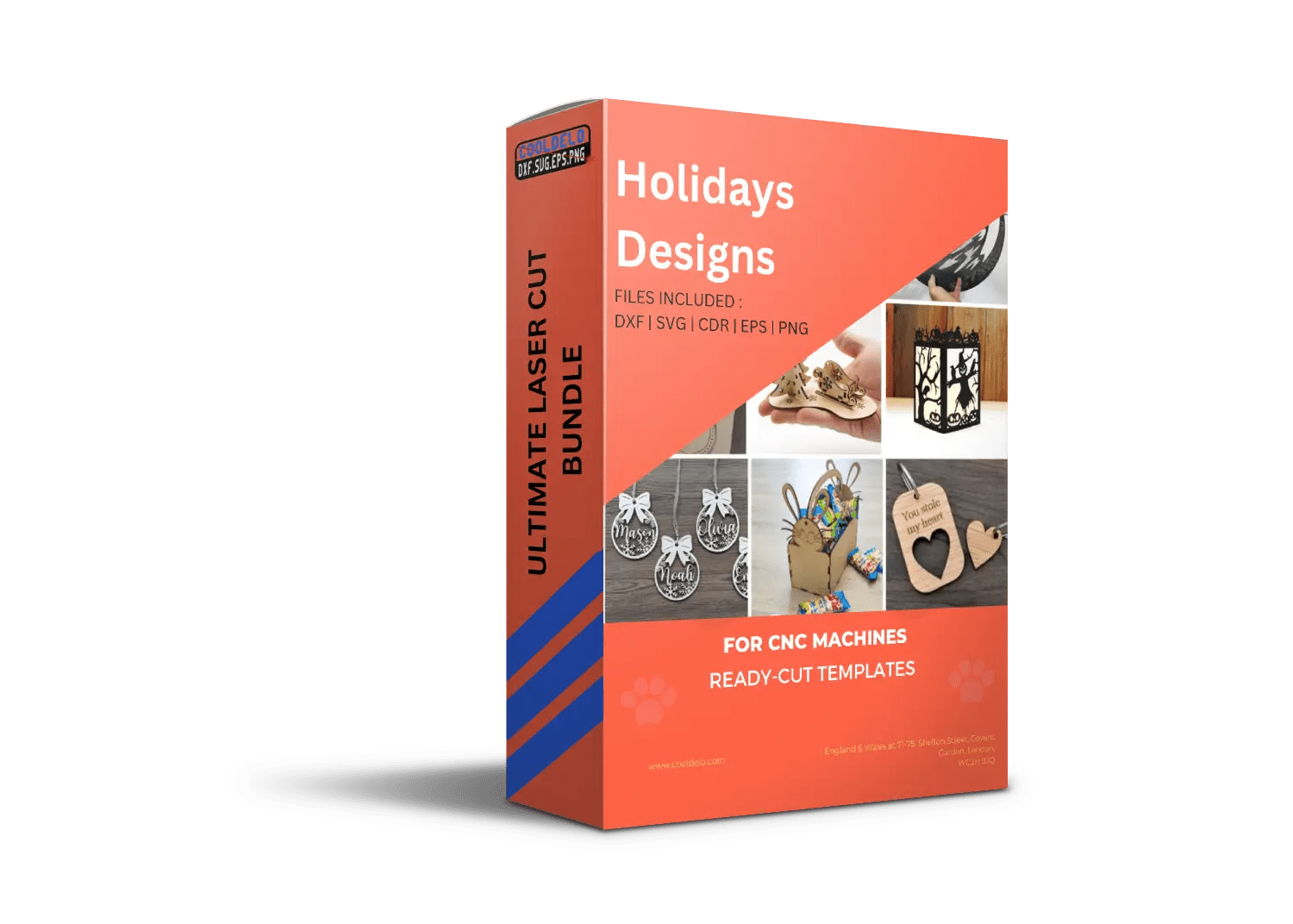 Holidays Designs - DXF, SVG, CDR, EPS, PNG, and JPG Files - Cooldelo™