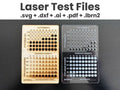 Laser Test Files | Cut & Engrave Test | CO2 - Diode Lasers | Grid Test Plates | xTool, OMtech, LM2, Elegoo - Cooldelo™