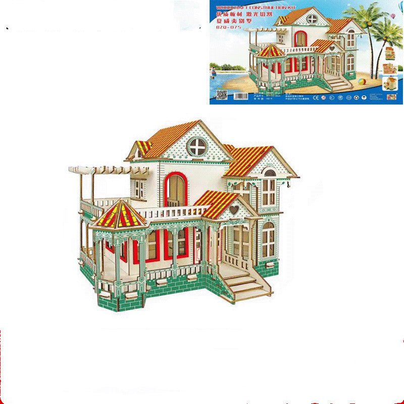 Three - dimensional Puzzle Model Children's Puzzle Wooden Dinosaur Wooden Toy - Cooldelo™
