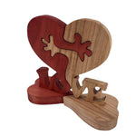 Valentines Day Gift Wooden Heart Love Desktop Ornament Wooden Decoration - Cooldelo™