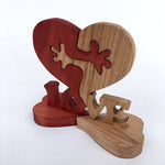 Valentines Day Gift Wooden Heart Love Desktop Ornament Wooden Decoration - Cooldelo™