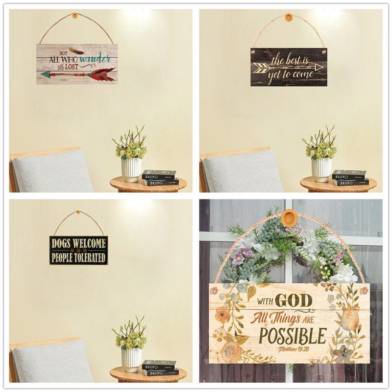 Wooden decorative pendant - Cooldelo™