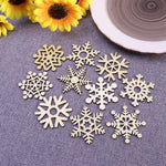 Wooden snowflake pendant - Cooldelo™